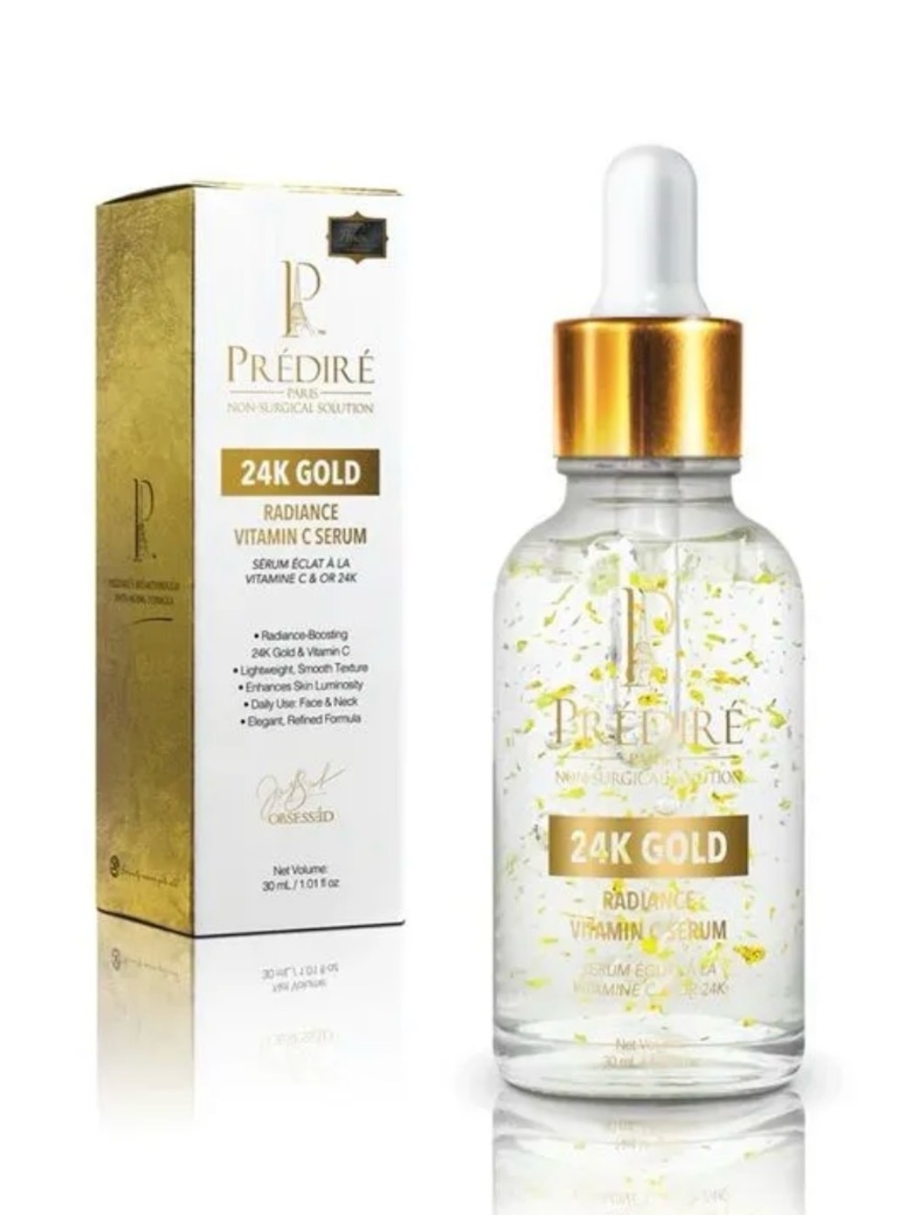 PREDIRE 24K Gold 50X Age-Defying A, C, & E Retinol, & Collagen ~ Retail $449